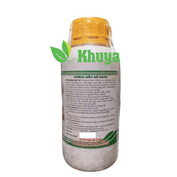 Phân bón Growmore AminoQuelant Ca chai 500ml Chống thối và Nứt trái