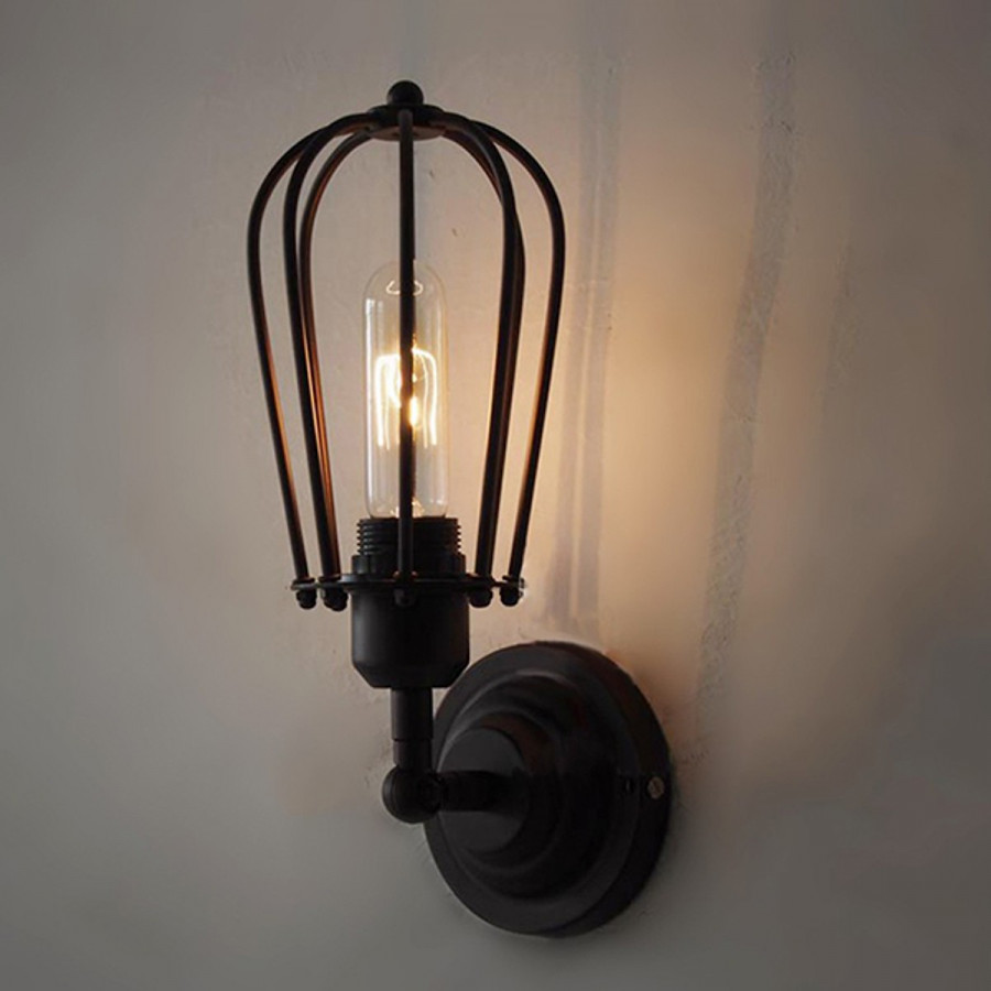 Đèn gắn tường - đèn vách - đèn tường - đèn cầu thang hình quả lê cao cấp LELOMI kèm LED Edision