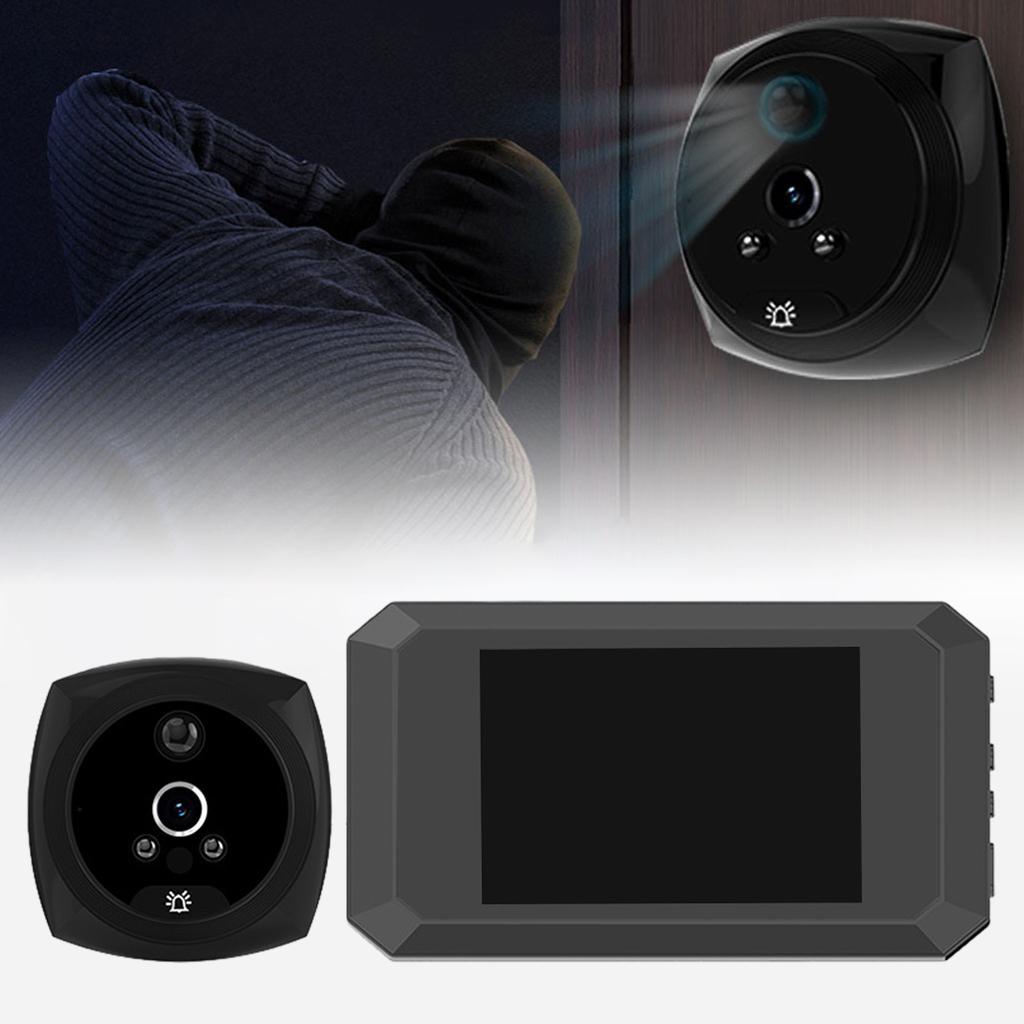 Door Peephole Viewer with Chime 3.5in for Office