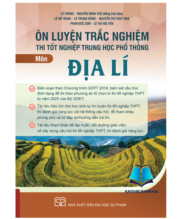 Sách Ôn luyện trắc nghiệm thi tốt nghiệp trung học phổ thông môn Địa lí