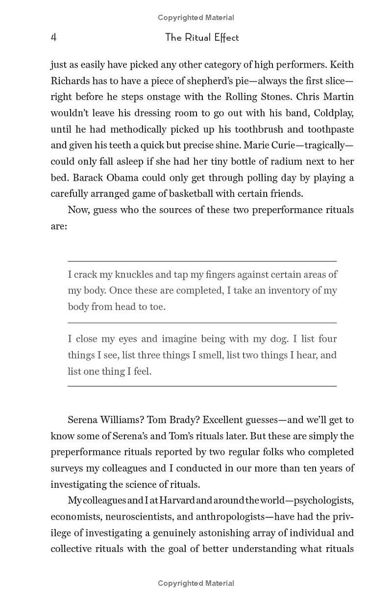 Sách ngoại văn: The Ritual Effect