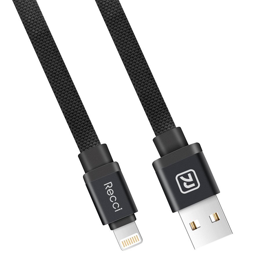 Cáp Lightning USB Recci Canvas - Hàng Chính Hãng