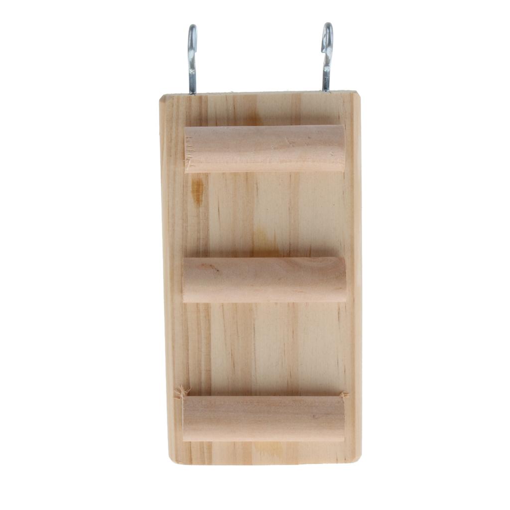 Hamster Chew Toy Wooden Hanging Climbing Ladder For Small Pet Mouse Rat Mice