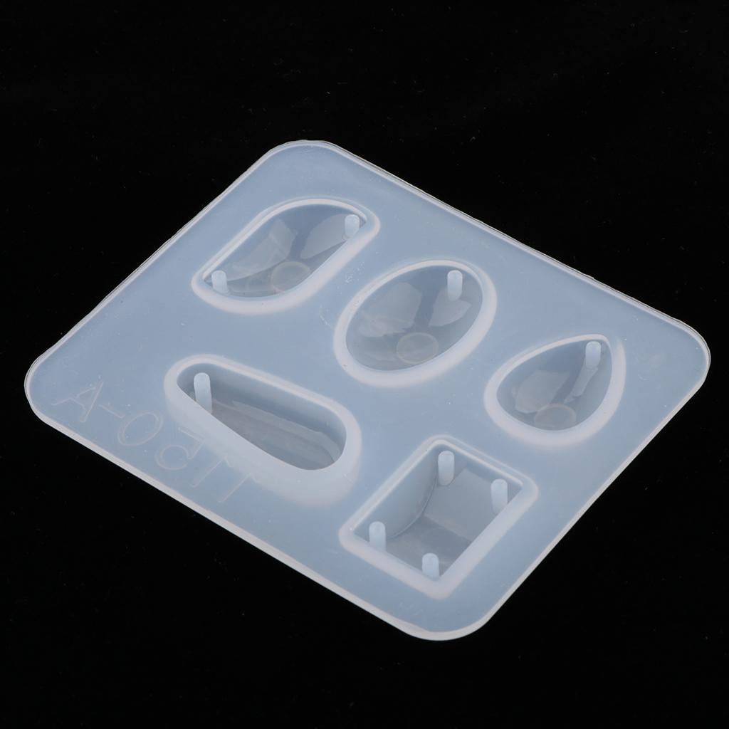 Silicone Trắng Mặt Dây Chuyền Khuôn Vòng Cổ Làm Moulds Đồ Trang Trí Thiết Kế Khuôn