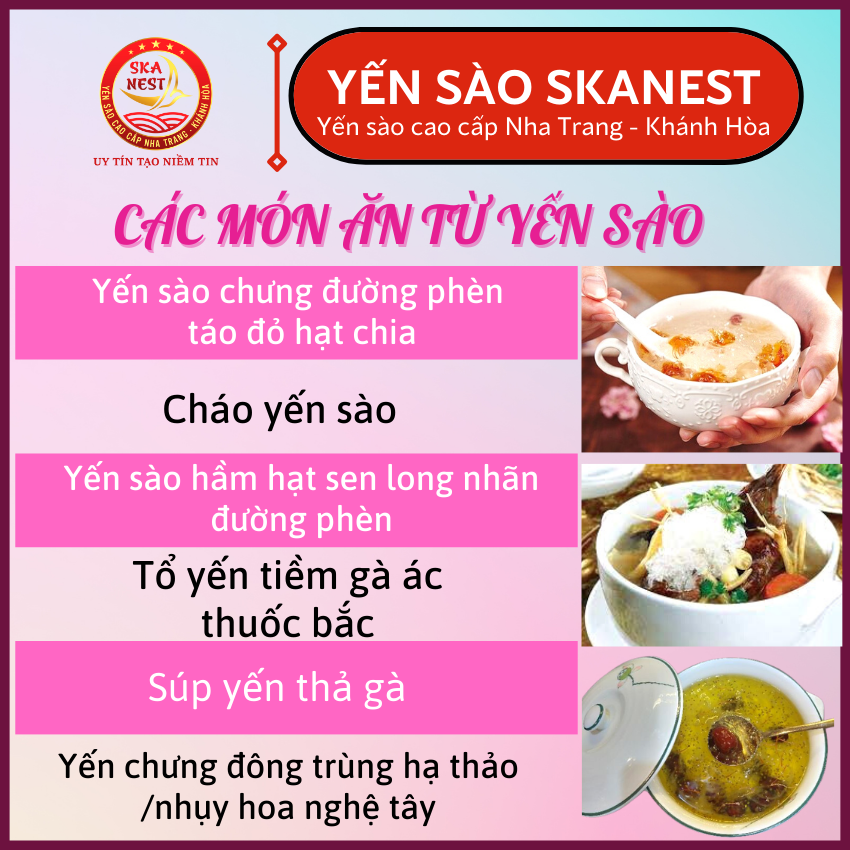 Yến sào tinh chế sạch sợi sơ mướp nguyên chất