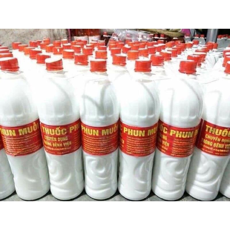 Thuốc phun muỗi y tế sinh học pha sẵn đậm đặc chai 1,5lít