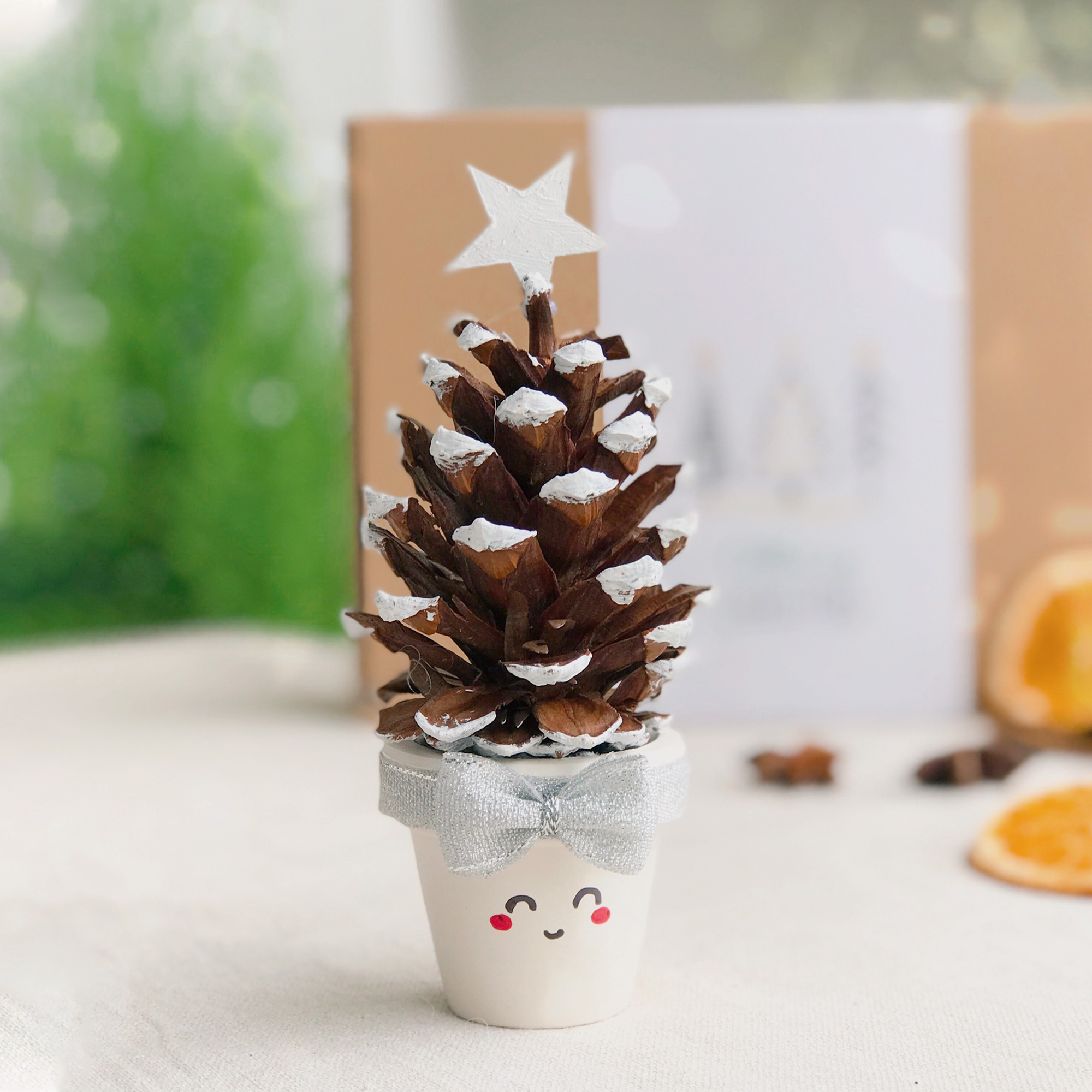  CÂY THÔNG MINI, CÂY THÔNG NOEL TRANG TRÍ TỪ TRÁI THÔNG KHÔ TỰ NHIÊN | DIY PINE CONE CHRISTMAS TREE 