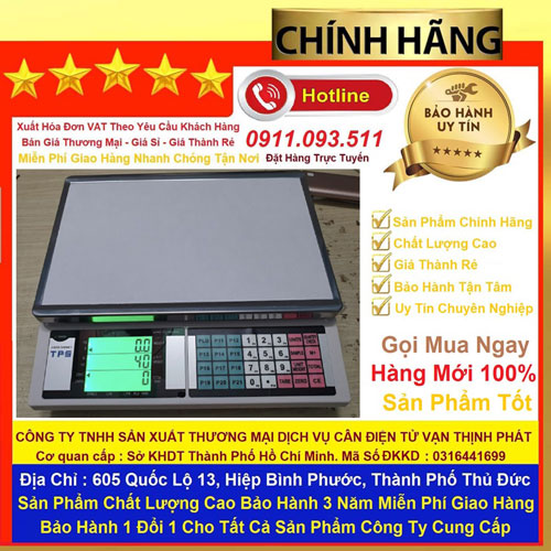 Cân Điện Tử VIBRA SHINKO TPS HC 6 KG