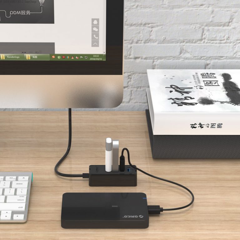 Bộ chia USB HUB 4 cổng ORICO W5P USB 3.0 - Hàng chính hãng