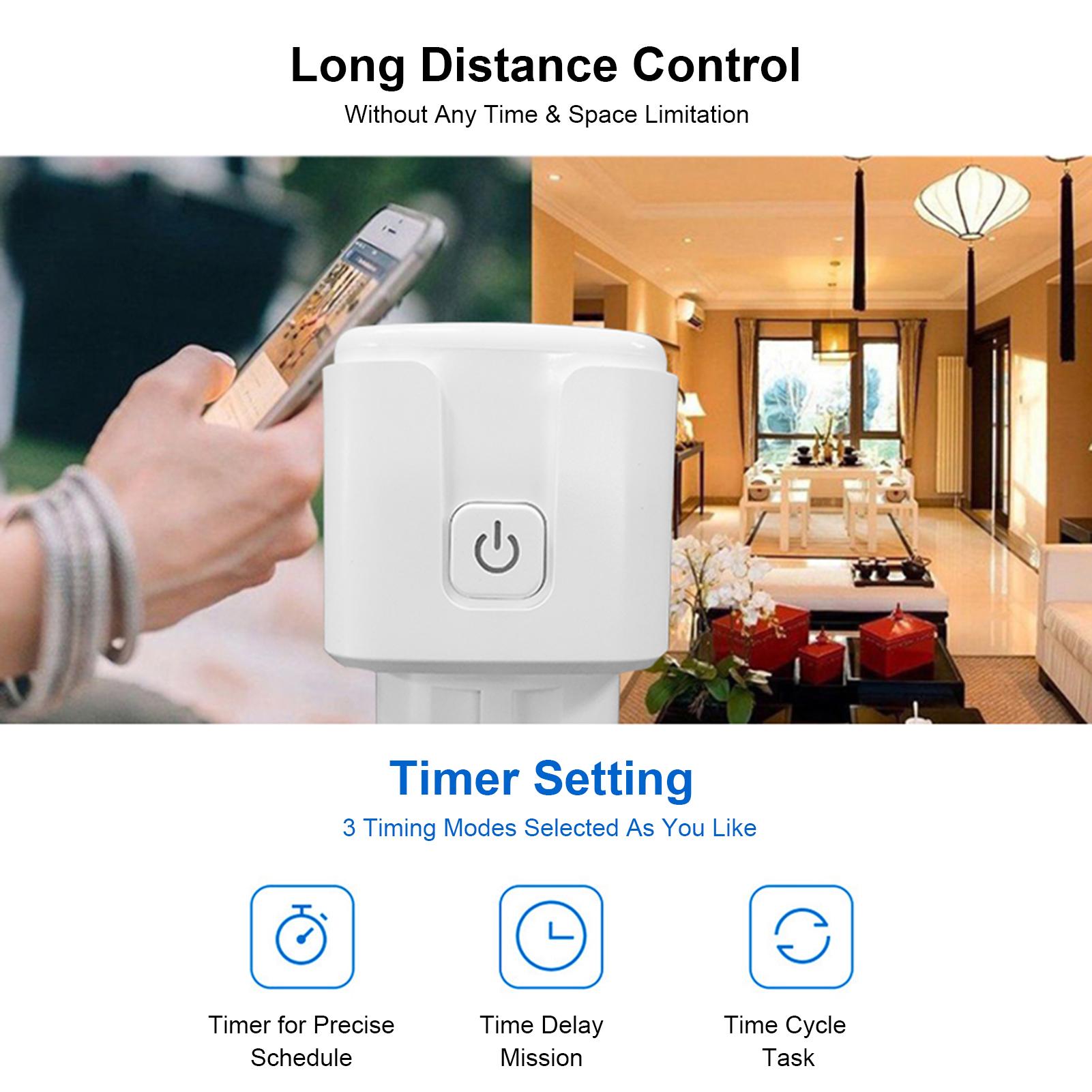 Giắc cắm A-dapter gia dụng thông minh được hỗ trợ V-thể tích nước Đo lường / Điều khiển ứng dụng