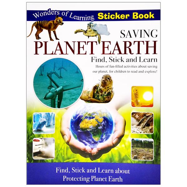 Wonders Of Learning - Sticker Book - Saving Planet Earth