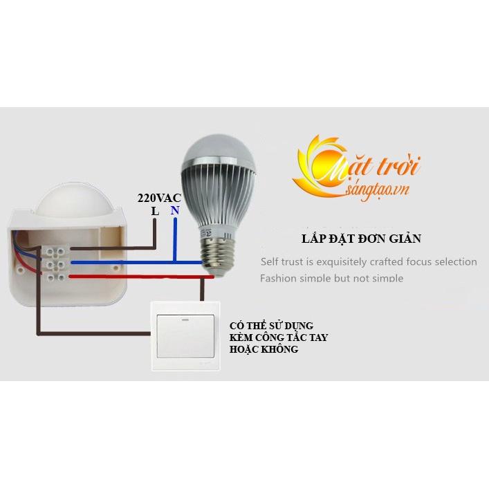 Công tắc cảm biến chuyển động hồng ngoại ngoài trời BK-P002