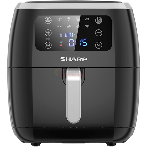 Nồi chiên không dầu điện tử Sharp 6.8 lít KF-AF68EPV - Hàng chính hãng
