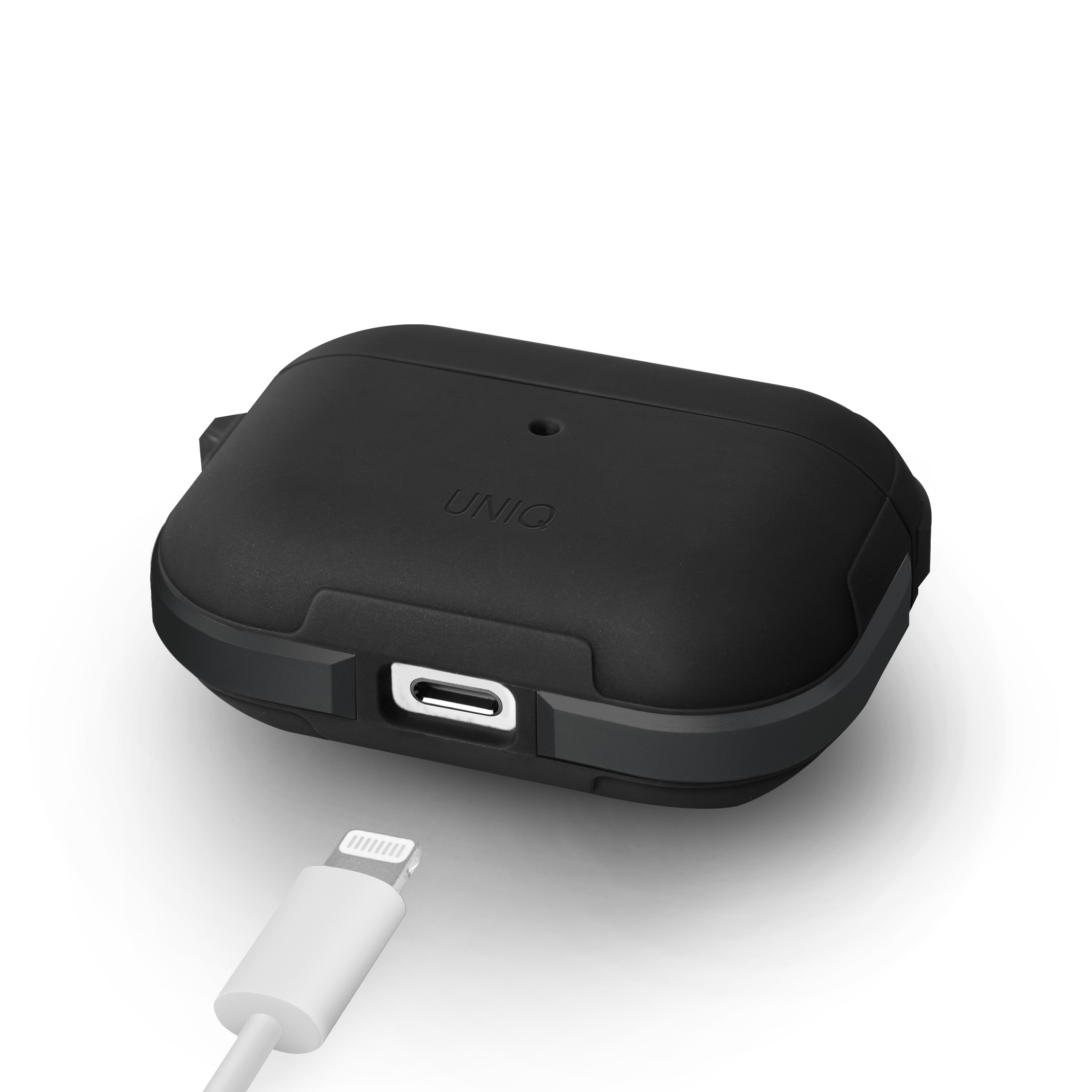 Hình ảnh Bao Case Sợi Carbon Kháng Khuẩn UNIQ Valencia Antimicrobial Cho Airpods Pro- Hàng Chính Hãng