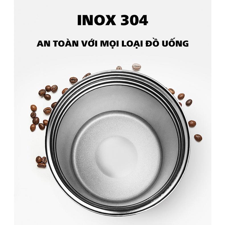 Bình Giữ Nhiệt - Ly Giữ Nhiệt Coffee House Cầm Tay, Chất Liệu Inox304 Chống Gỉ, Kiểu Dáng Sang Trọng, HotTrend