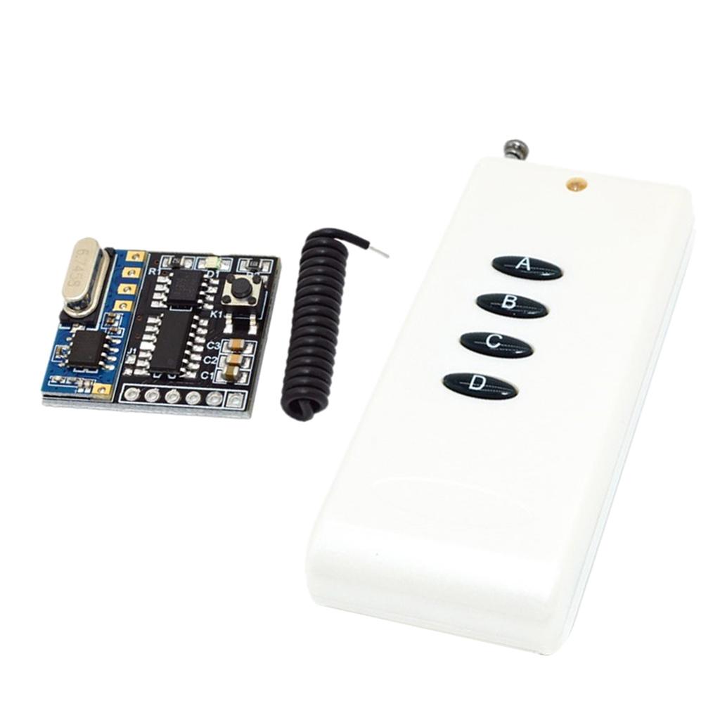 DC5V 4-Channel 433MHZ Wireless Control Relay Switch Receiver + Transmitter