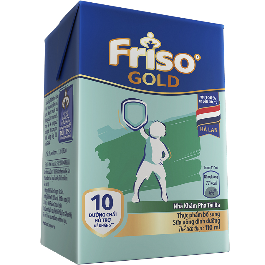 Thùng 48 Hộp Sữa Bột Pha Sẵn Friso Gold Rtd Vani (48 Hộp X 110ml)