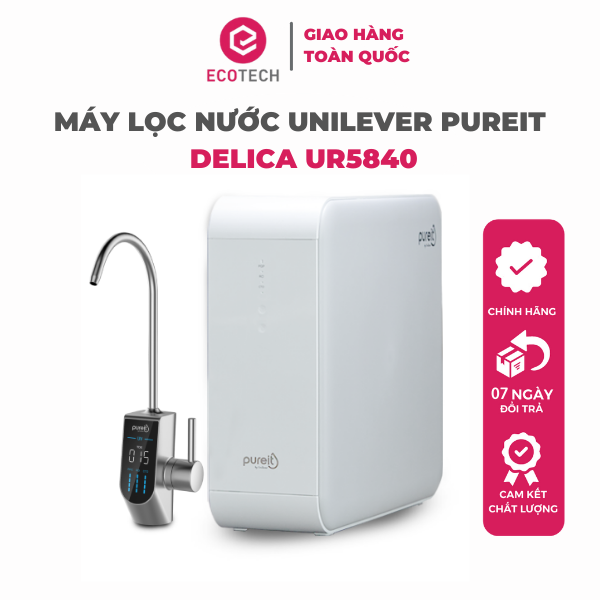 Máy Lọc Nước Unilever Pureit Delica UR5840 - Hàng Chính Hãng