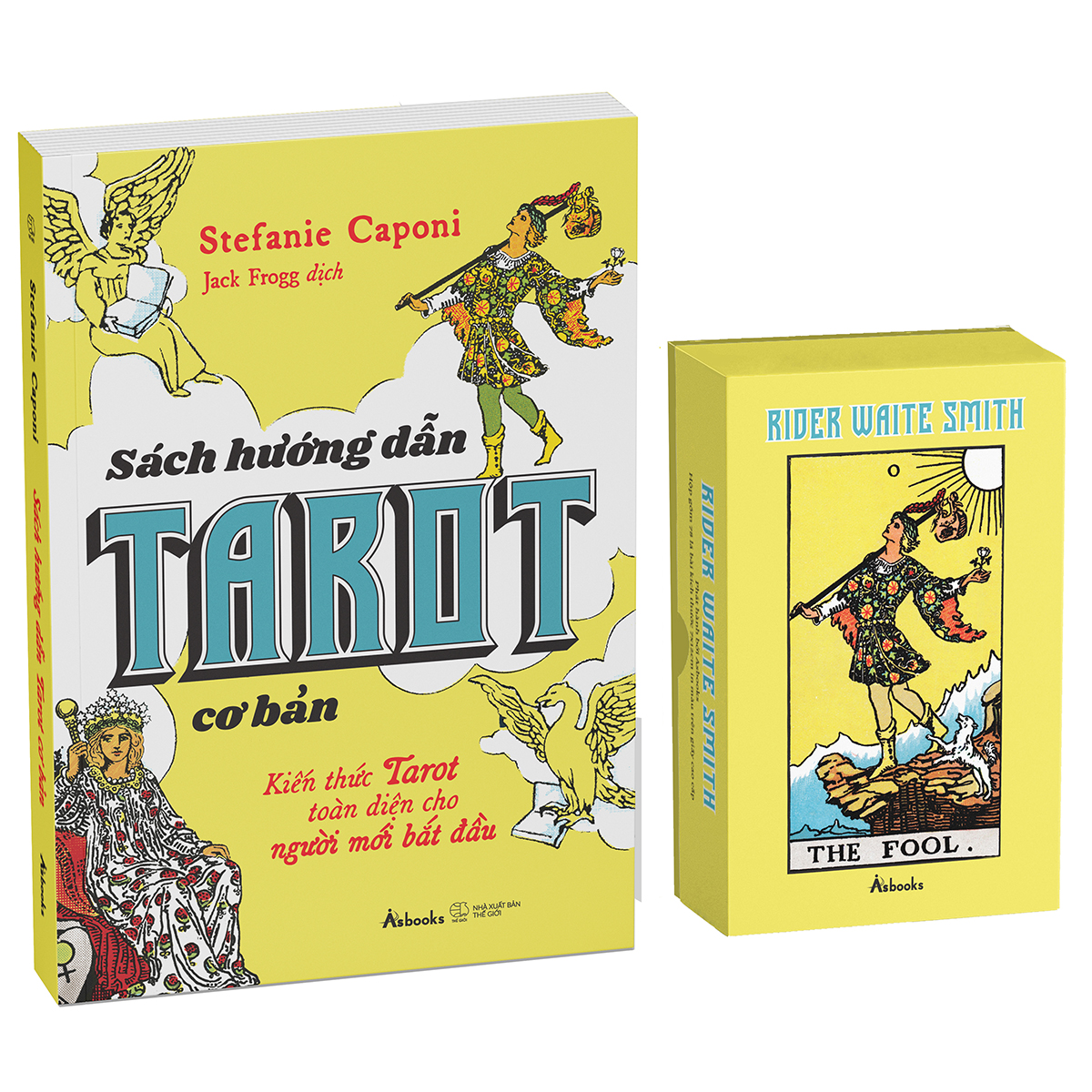 COMBO TỰ HỌC TAROT TỪ A ĐẾN Z (Sách Hướng Dẫn Tarot Cơ Bản Và Bộ Bài Rider Waite Smith Tarot)
