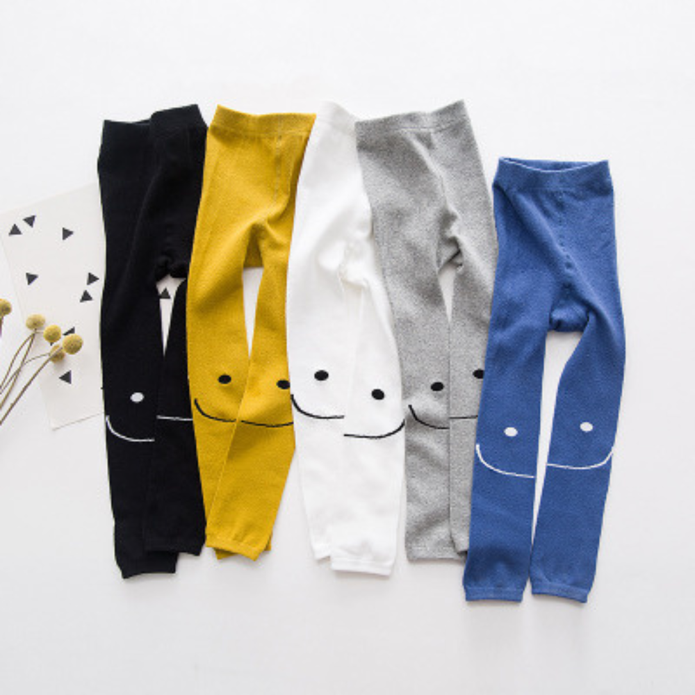 Quần legging bé gái cao cấp, quần tất cho bé 1 tuổi đến 7 tuổi chất cotton len họa tiết dễ thương