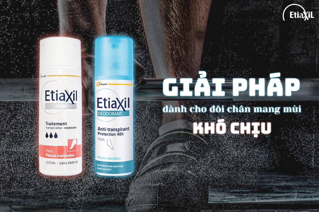 Lăn Khử Mùi Mồ Hôi Chân Và Tay ETIAXIL Détranspirant Traitement Transpiration Excessive Pieds Peaux Normales 100ml - Da Thường + Tặng 1 Móc Khóa Nhựa 2 Mặt