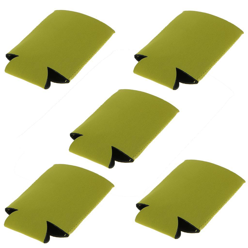 10x Beer Drinks Can Cooler Party Favor Insulated Neoprene Sleeve Holder