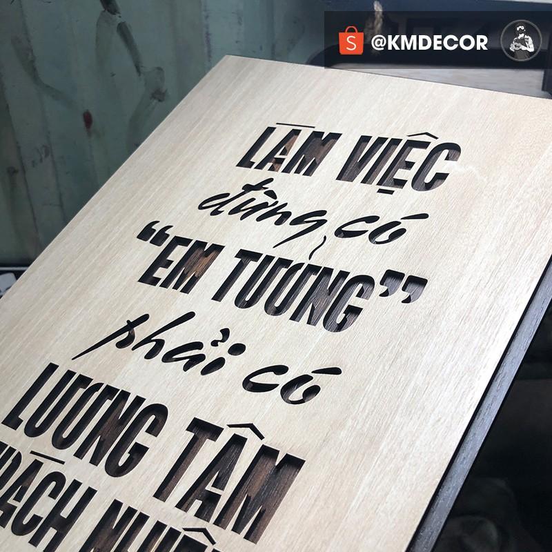 Tranh treo tường gỗ, tranh văn phòng
