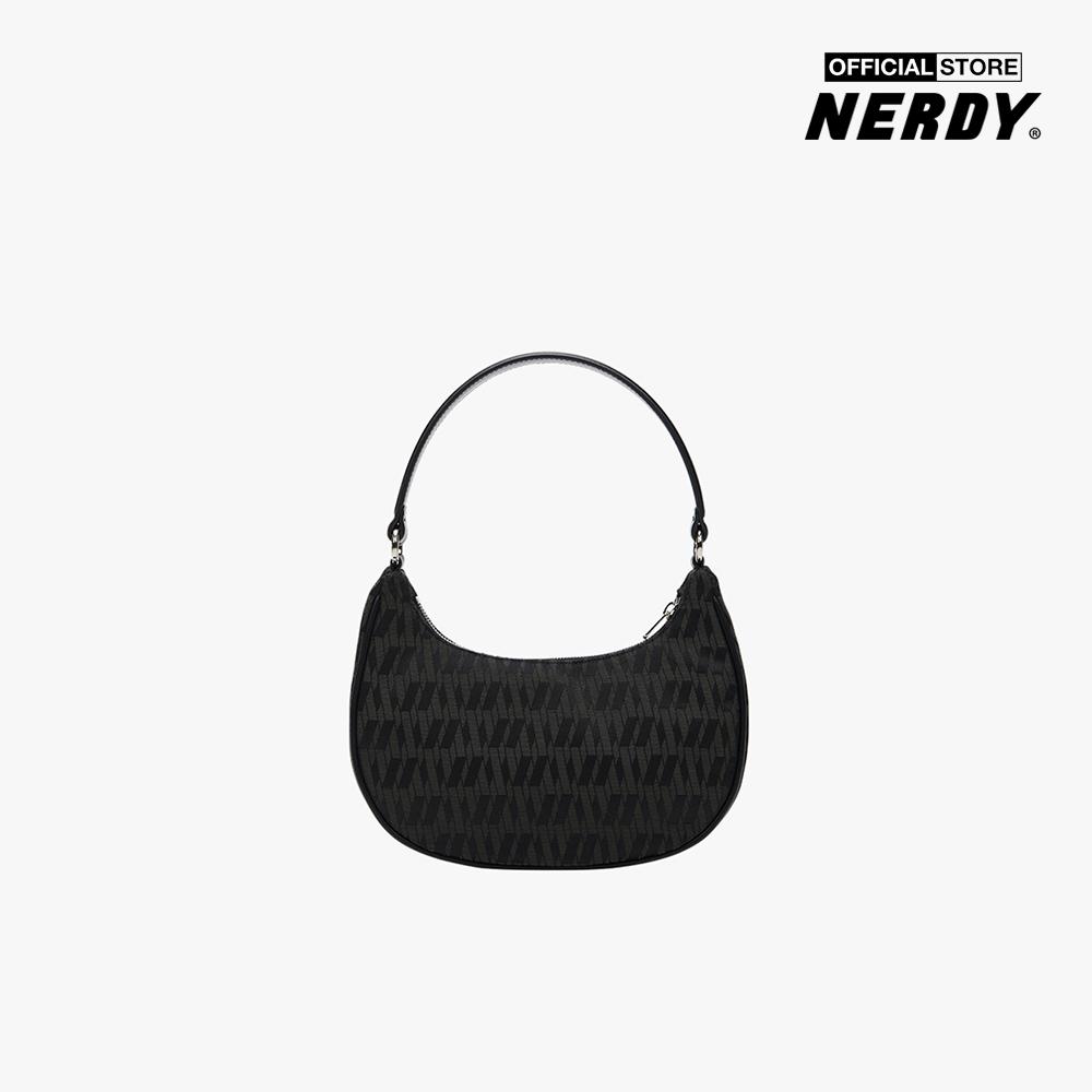 NERDY - Túi đeo vai nữ DNA Monogram Two Way Hobo PNES22AA07