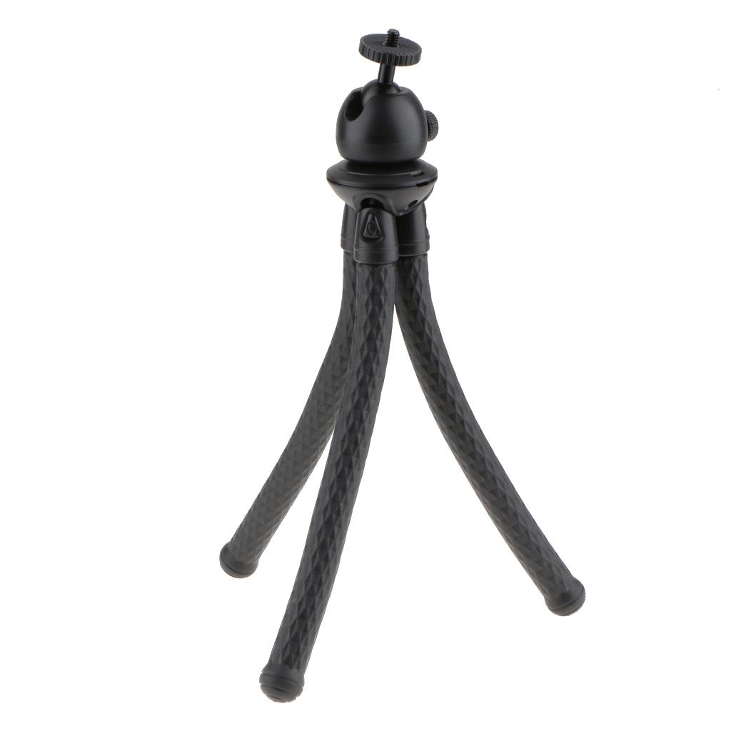 Phone Tripod, Portable and Adjustable Camera Stand Holder with Universal Clip