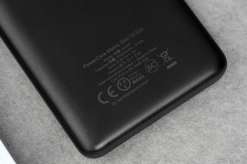 Pin sạc dự phòng Polymer 10.000 mAh Type C Anker PowerCore Slim A1229 - Hàng chính hãng