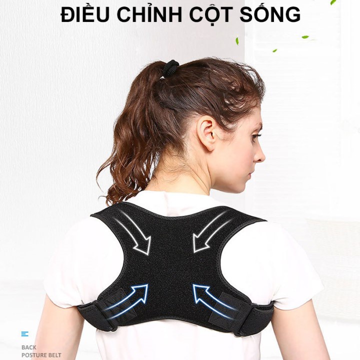 Đai chống gù lưng AL 3103 áo cố định xương đòn trợ lực vẹo thẳng cột sống