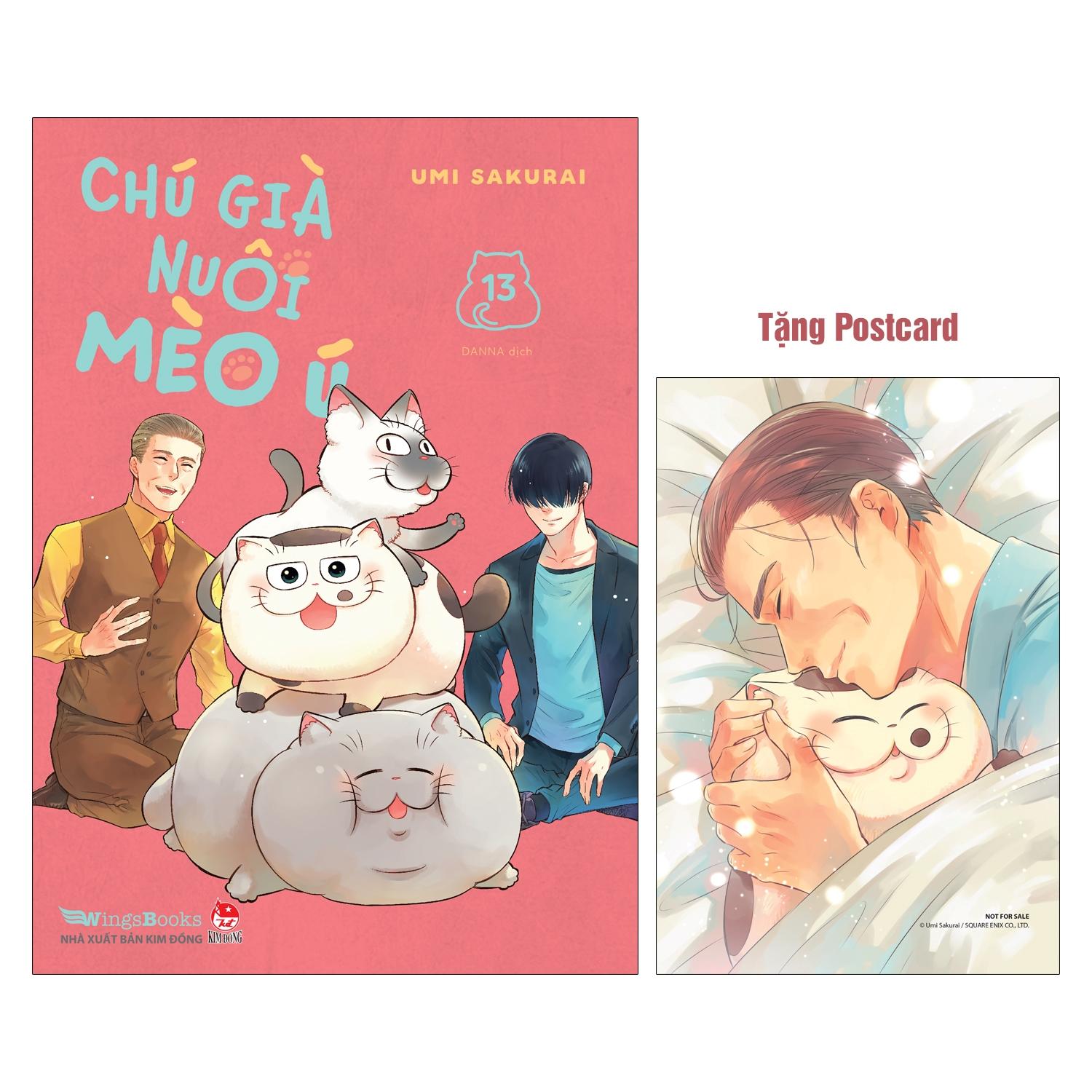 Sách - Chú Già Nuôi Mèo Ú - Tập 13 - Tặng Kèm Postcard