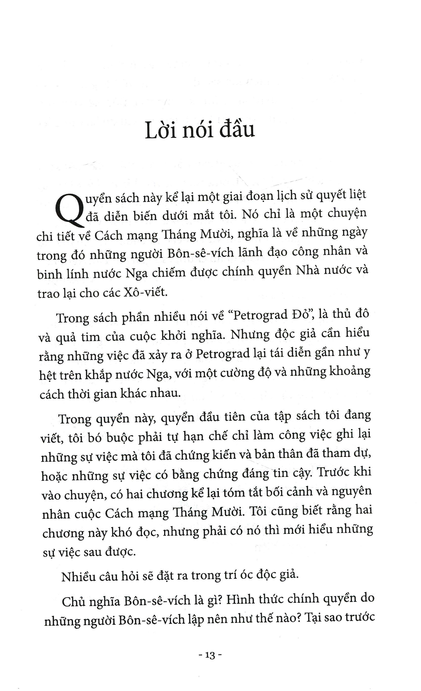 Sách Mười Ngày Rung Chuyển Thế Giới (Tái Bản)