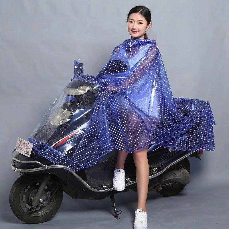 Áo Mưa 1 và  2 Đầu Cánh Dơi Chấm Bi Thời Trang Chất Liệu dẻo mềm - hàng việt - mầu tím, mầu tím