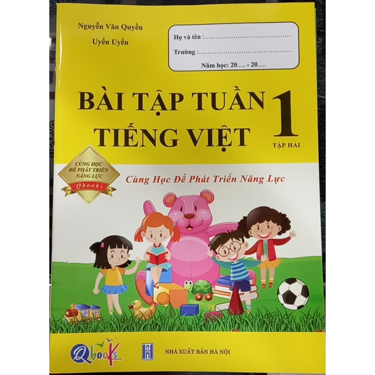 QB - bài tập tuần tiếng việt 1/2 - cùng học để phát triển năng lực