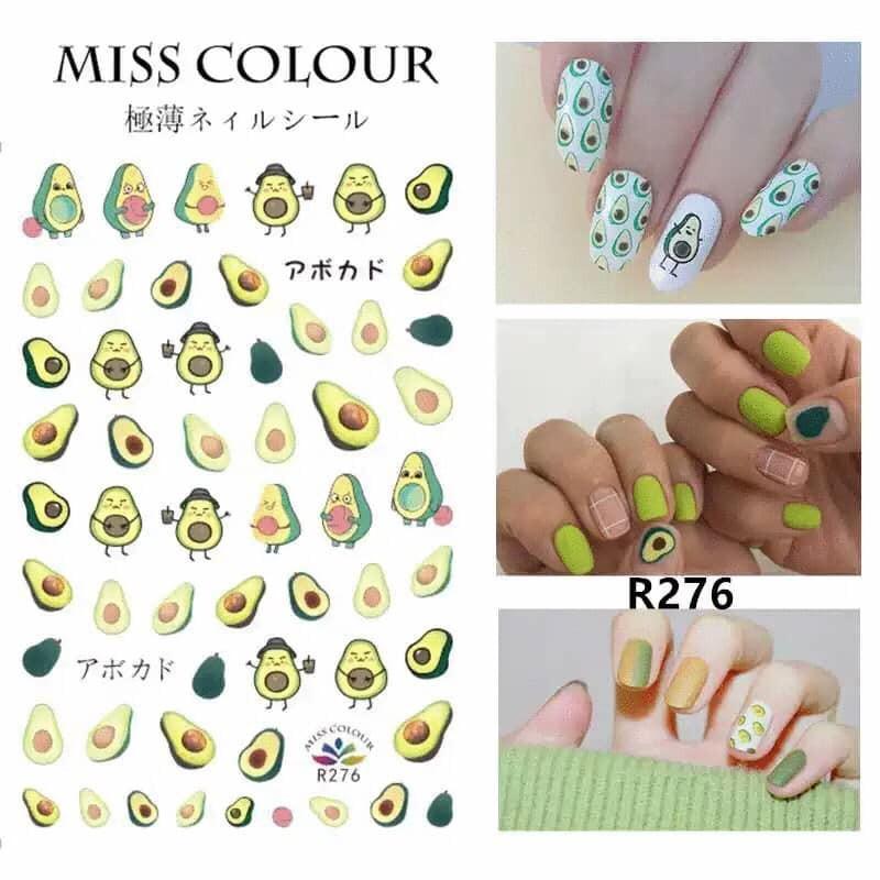 Sticker nail - hình dán móng đáng yêu (COMBO 2 miếng)-BYH196