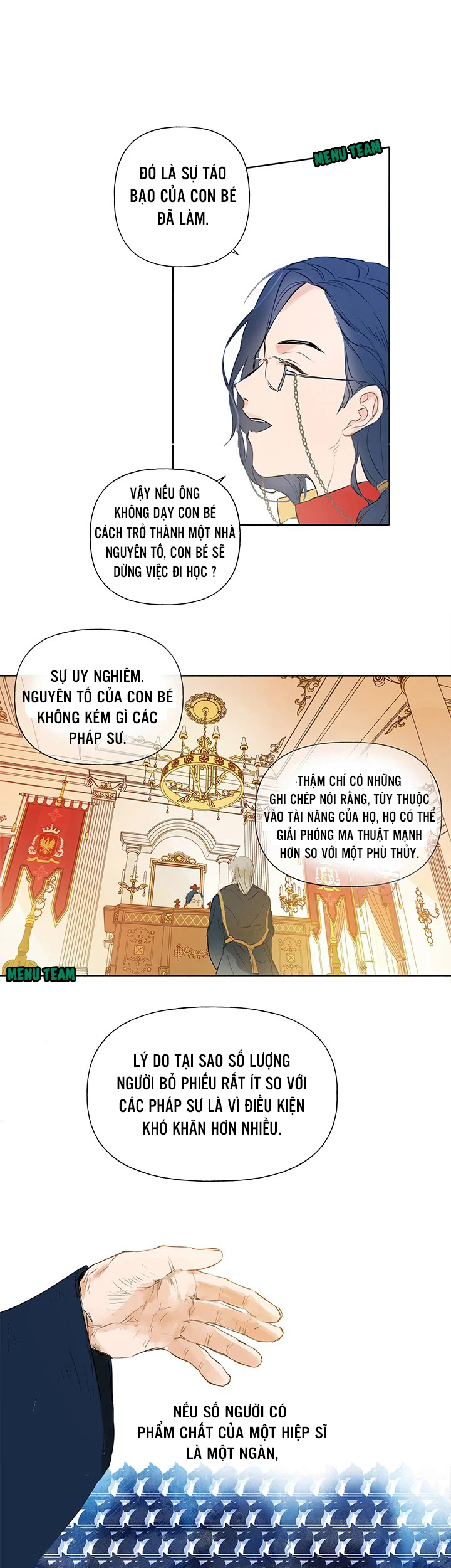 nhà nguyên tố tóc vàng chapter 3 8