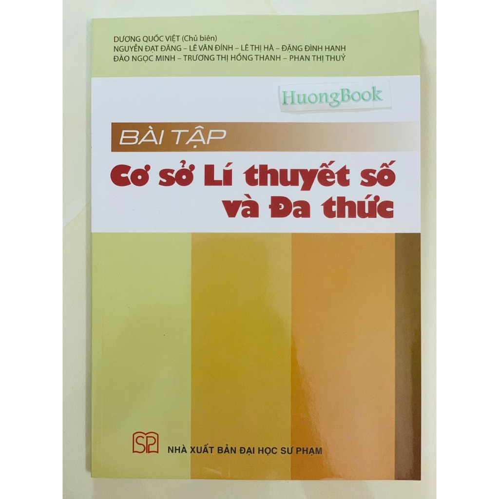 Sách - Bài tập Cơ sở Lí thuyết số và Đa thức