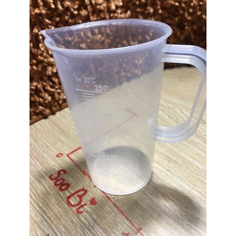 Ly đong định lượng, vạch chia 250ml, dụng cụ pha chế