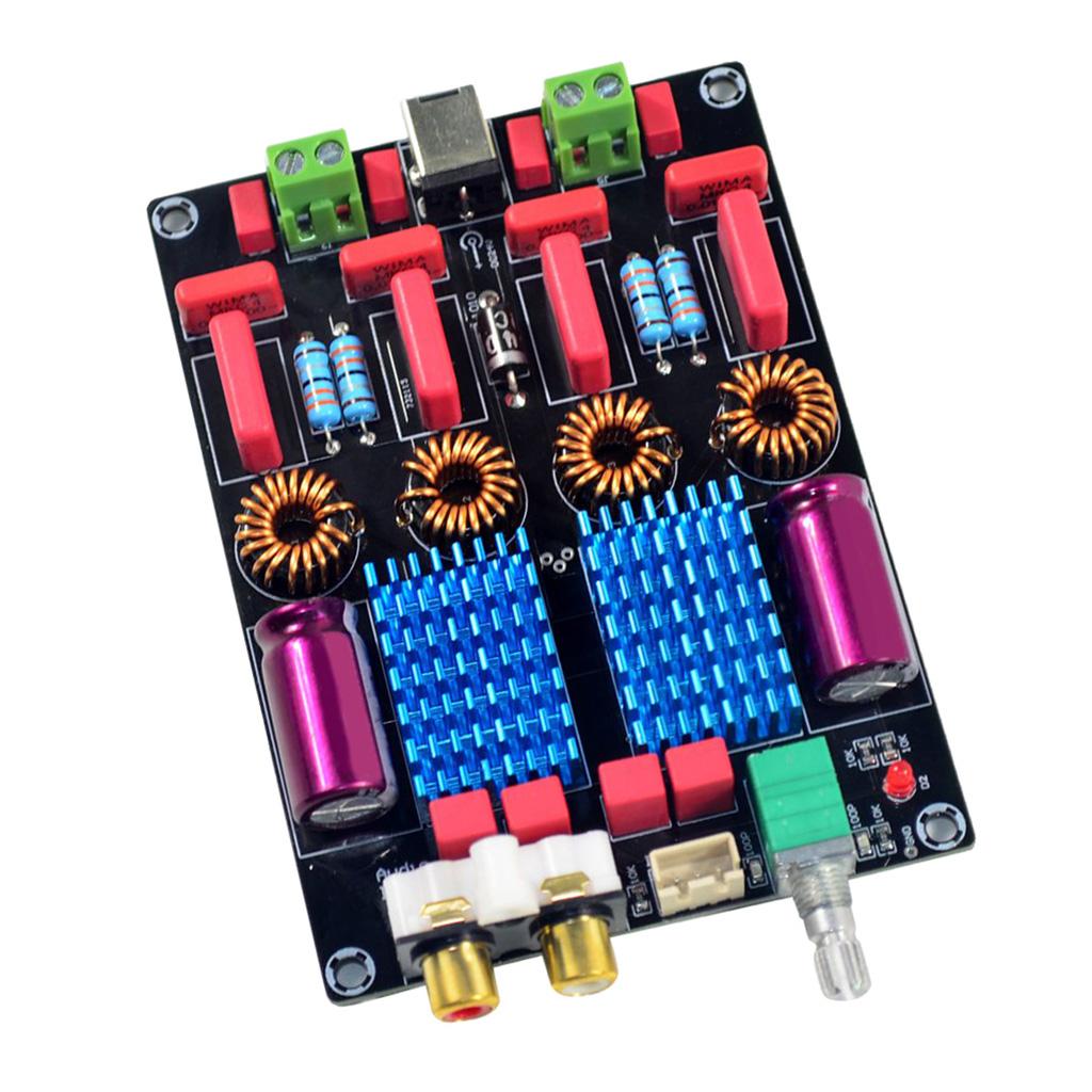 Two-channel 2x100W Stereo Amp Board Deluxe High-performance Audio Amplifier Board