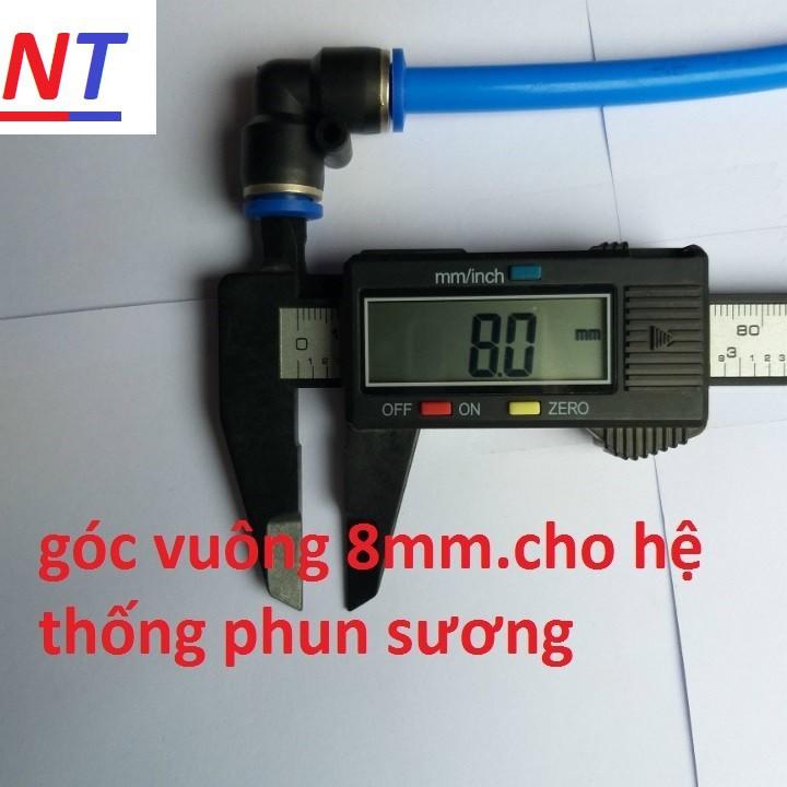 Co L 8mm - Nối Nhanh PE 8mm Lắp Ống Phun Sương - CUT phun suong