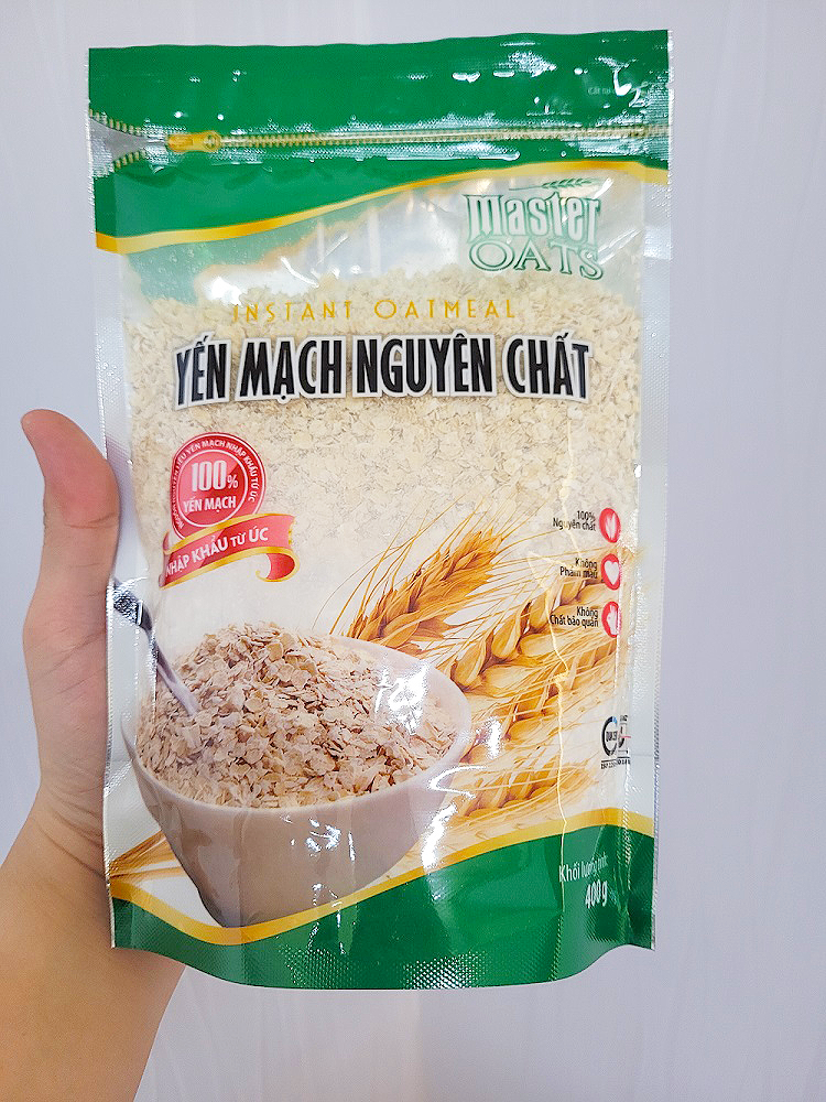Yến mạch Úc nguyên chất Master gói 400g