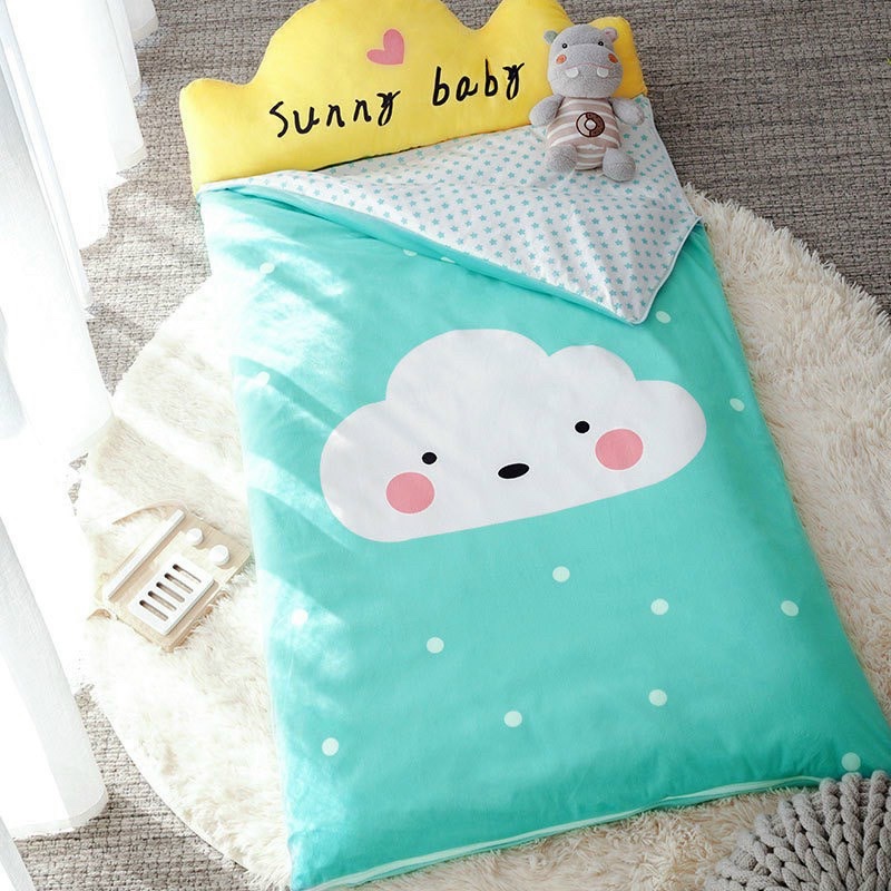 Túi Ngủ Ủ Ấm Cho Bé Vải Nỉ Co Dãn 4 Chiều