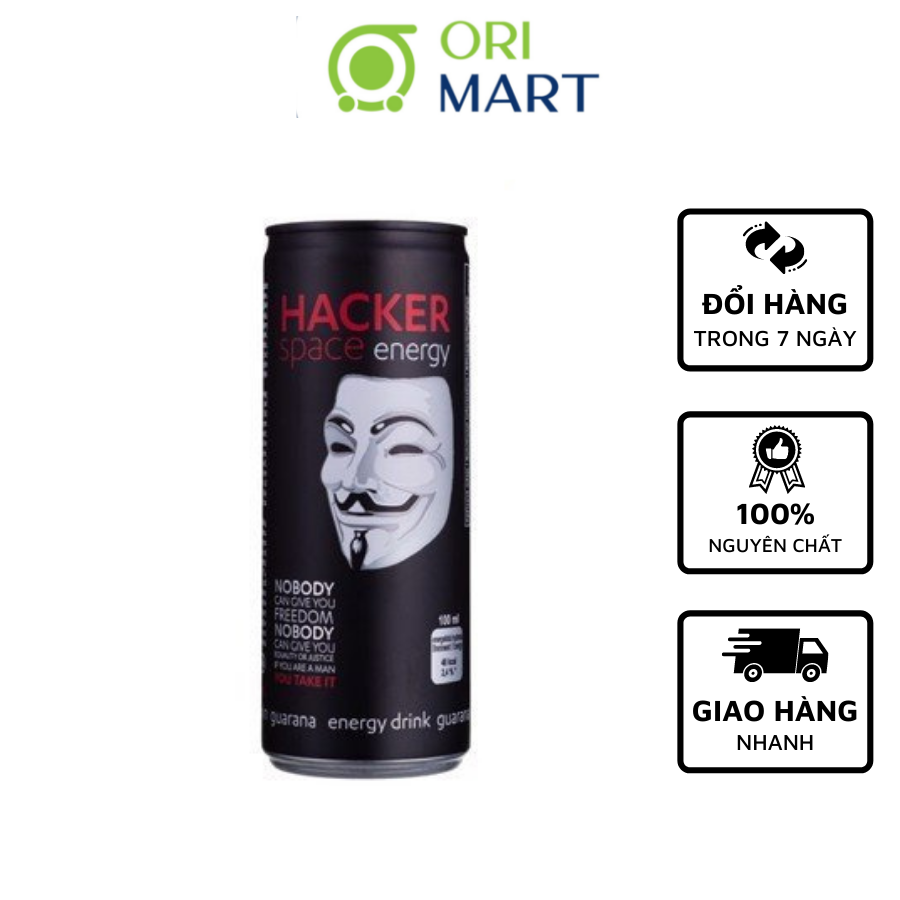 Nước Tăng Lực Hacker Space Energy Drink 250ml