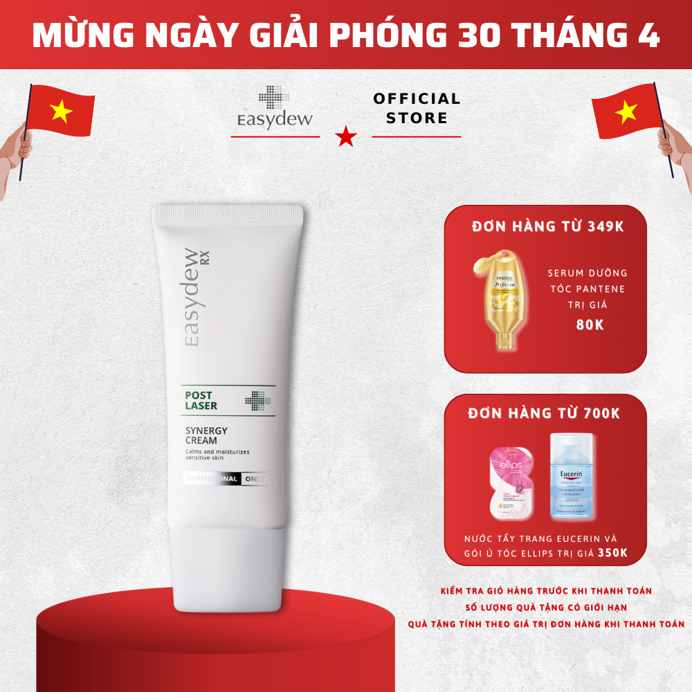 Kem Dưỡng Phục Hồi, Tái Tạo Da Sau Tổn Thương, Laser, Lăn Kim, Peel Da Easydew Rx Post Laser Synergy Cream 50ml