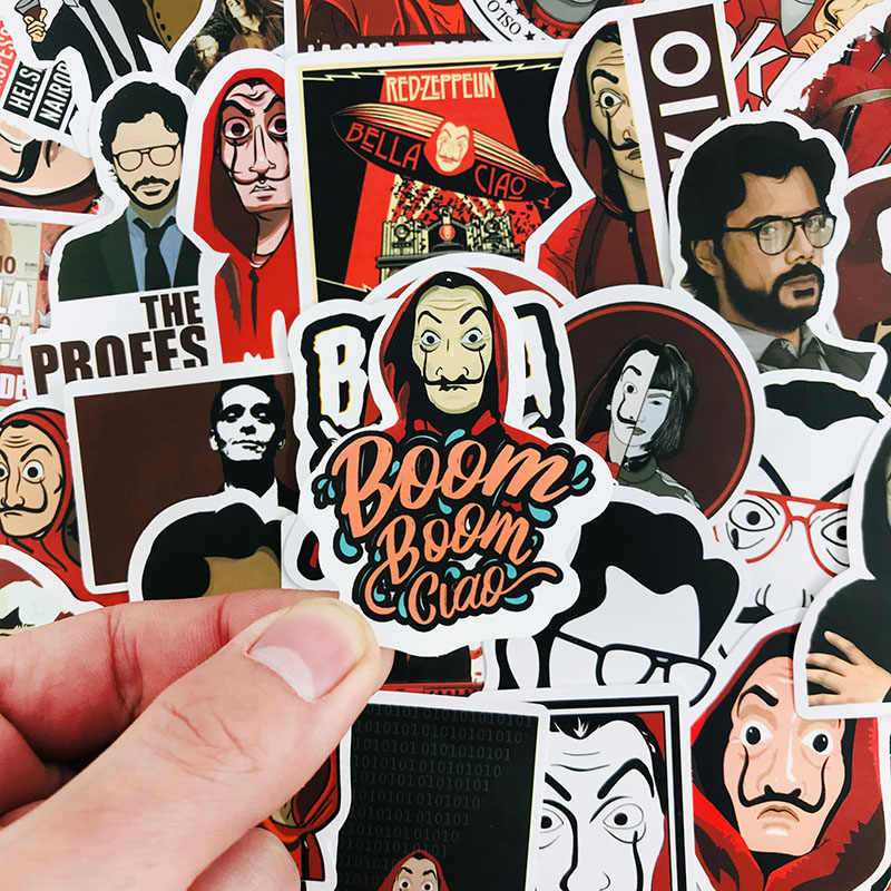 Set 30 Sticker Money Heist