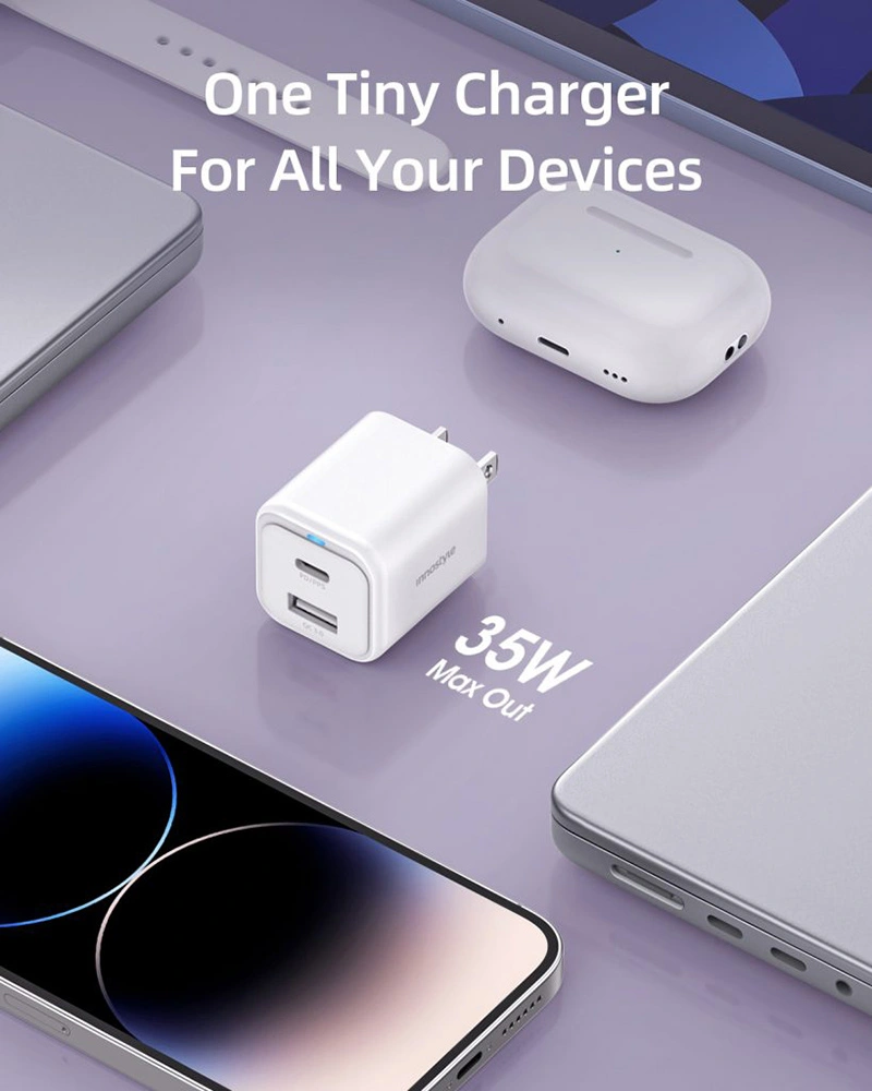 Cốc sạc nhanh Innostyle 35W Minicube GaN II "Hàng Chính Hãng"