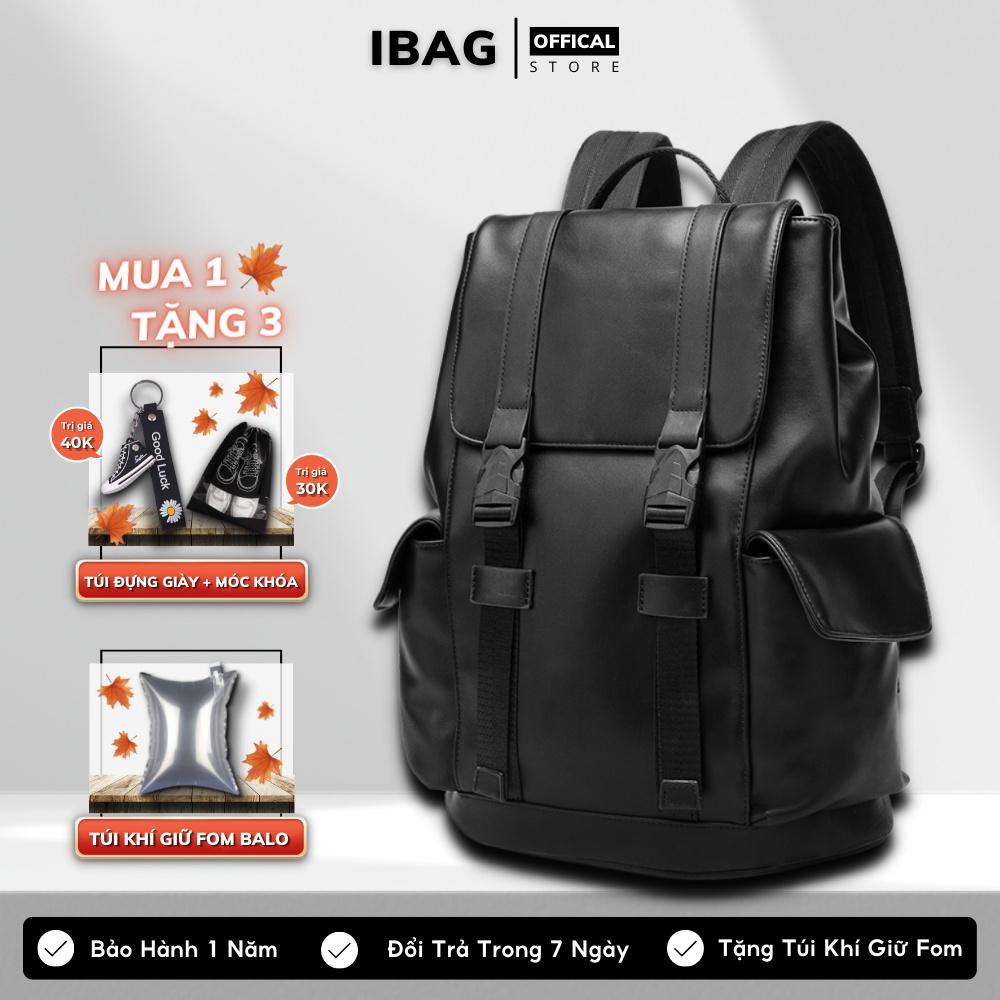 Balo Da Thời Trang Nam Nữ ,da Pu Cao Cấp,ba Lô Đựng Laptop -chống Thấm Nước, Kiểu Dáng Trẻ Trung, Cá Tính -
