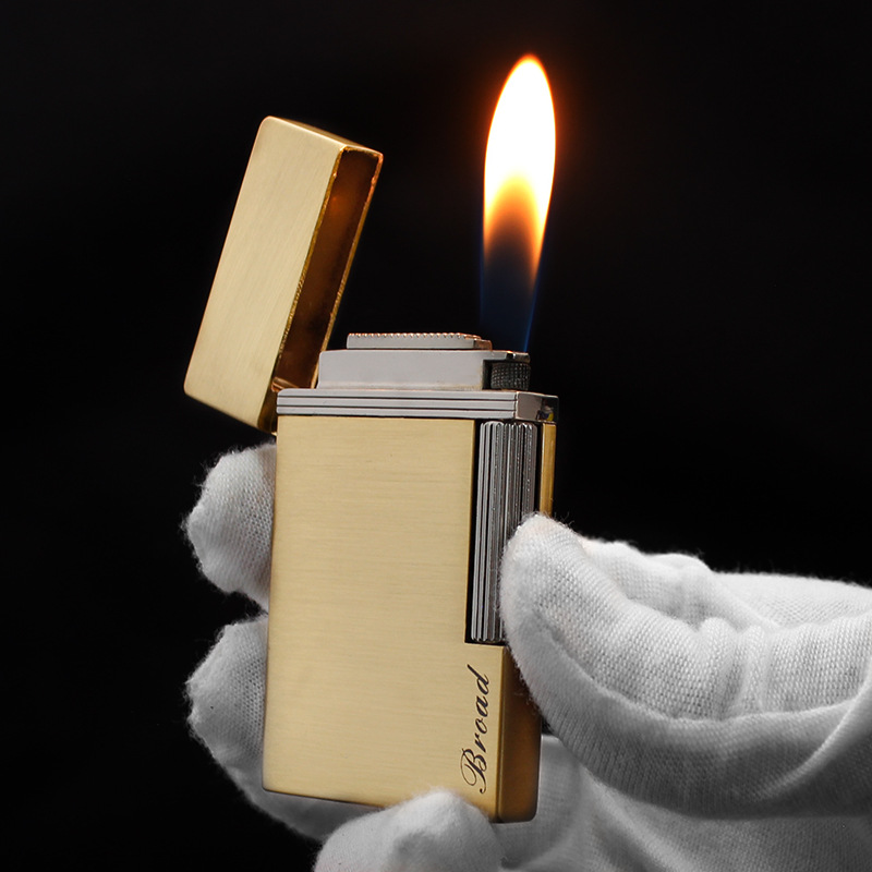 Bật Lửa Dupont Broad BD313 Bóng Trơn - Xài Gas
