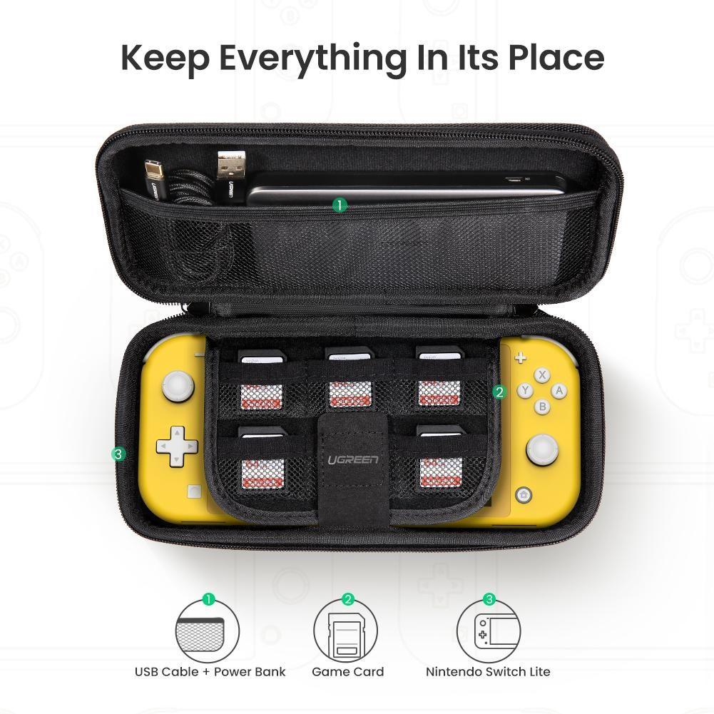 Ugreen UG80138LP275TK Nintendo Switch lite Màu Đen Hộp đựng Chống Sốc cho máy game - HÀNG CHÍNH HÃNG